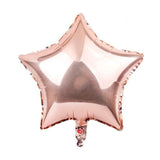 All star birthday party decoration pack (Rose gold) - no helium required