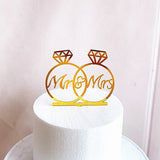 Happy Wedding Marriage mr mrs Cake topper