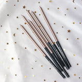 Premium metallic pencil candle