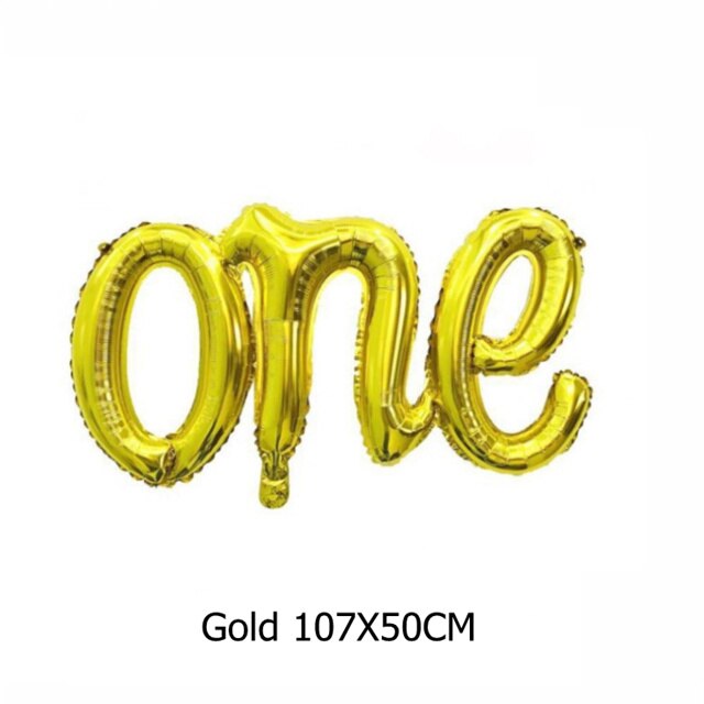 One Script Balloon - Gold