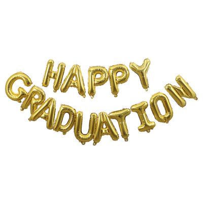 Happy Graduation Foil Balloon - Gold