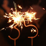 Sparkler number candle
