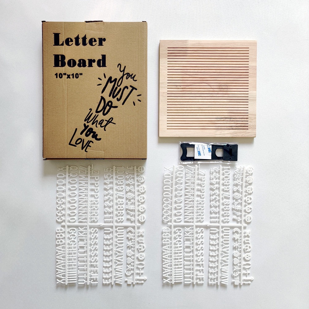 Oak Wood Letter board