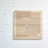 Oak Wood Letter board