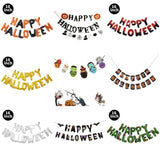 Happy Halloween banner garland