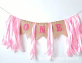 Premium Banner for baby ONE year old celebration