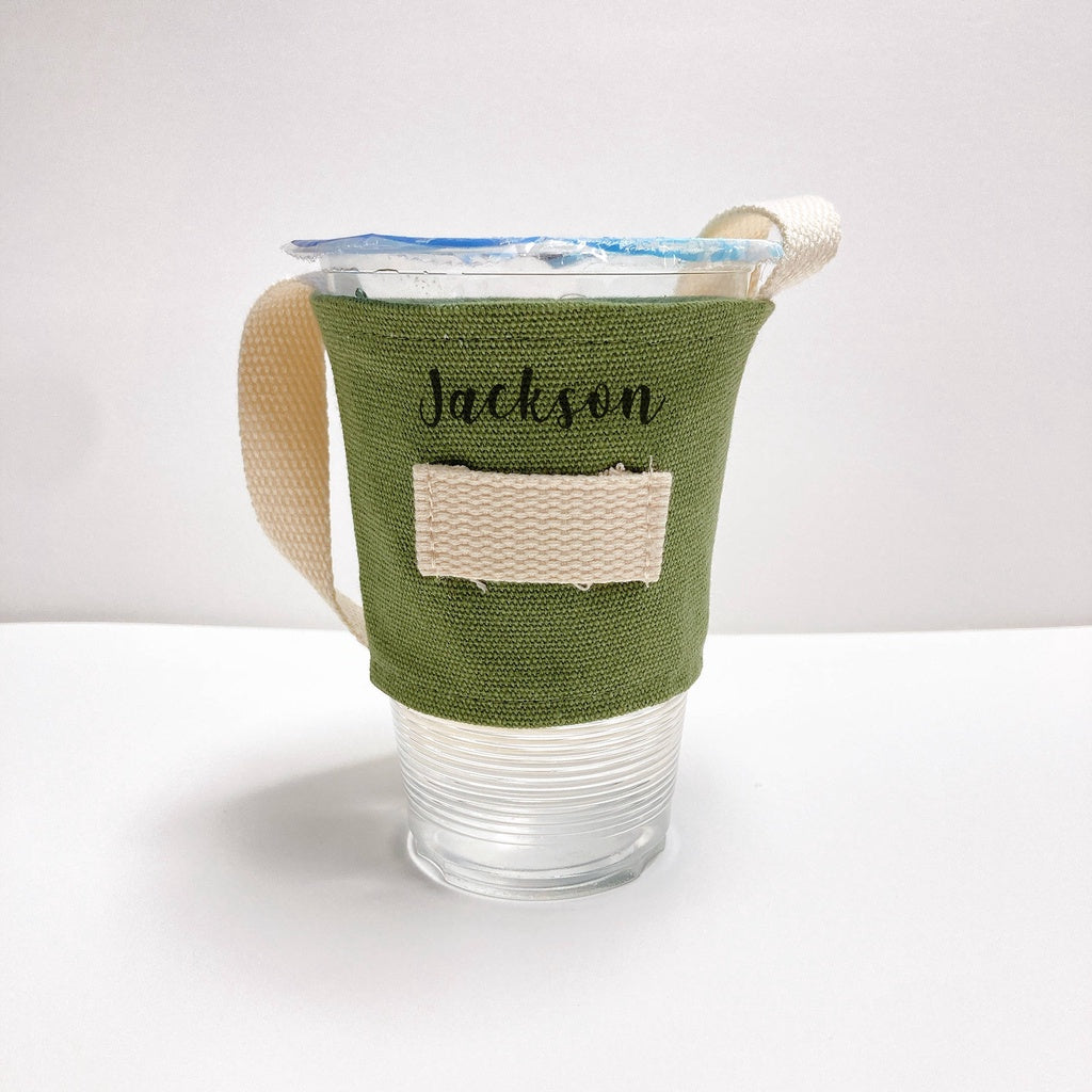 Canvas Cup Holder Straw Holders