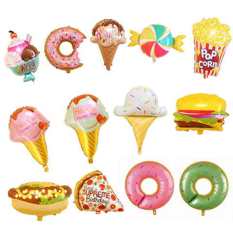 Ice cream Donut Party Foil Balloon