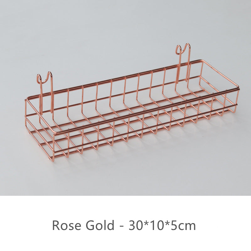 Metal Grid Photo Wall Wire Mesh Board Grill - Rose Gold