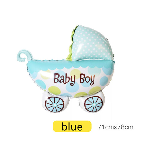 Baby Boy Stroller Foil Balloon - Blue