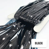 Glossy Tinsel Curtain - Black