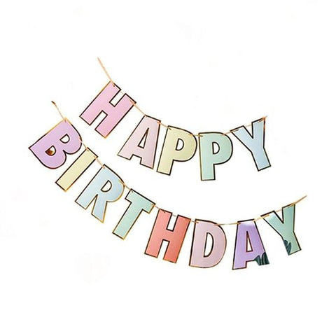 Happy Birthday Banner - Candy