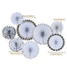 8pcs Party Fan Set for birthday party wedding event decoration