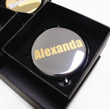 Personalized name Mini Mirror for bridal shower wedding gift