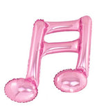 Music note shape foil balloon