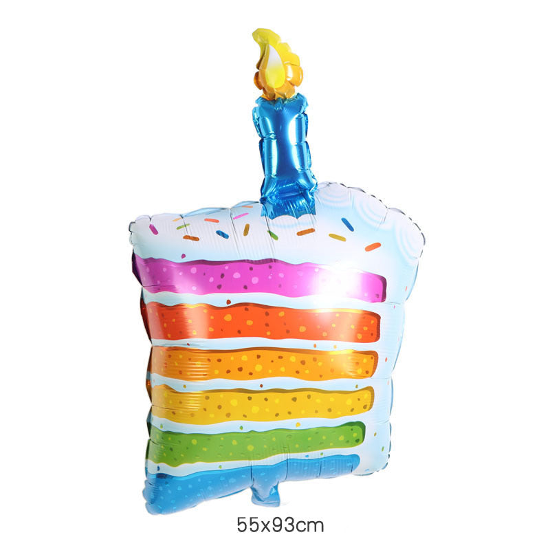 Birthday Cake Foil Balloon