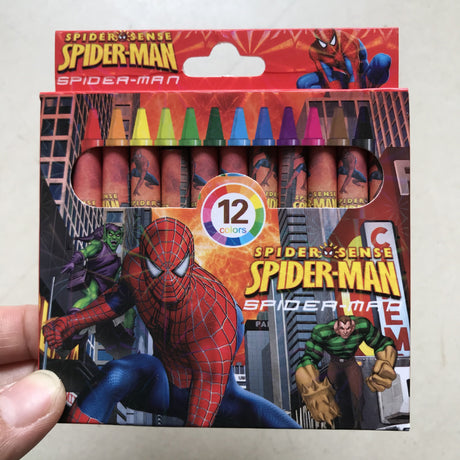 12 Coloured Crayons for kids