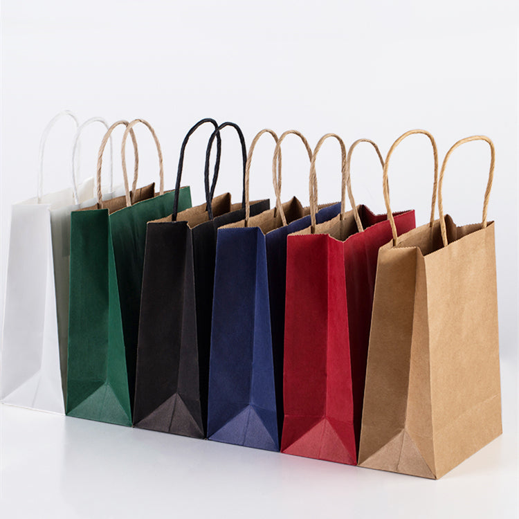 India: Contact Kraft Paper Bags (With and Without Handles) (Brown / Black /  White / Printed / Colored etc.) (Mini / Small / Large) Suppliers | Buy Kraft  Paper Bags (With and