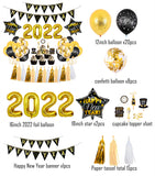 Happy New Year 2022 Balloon Decoration Pack