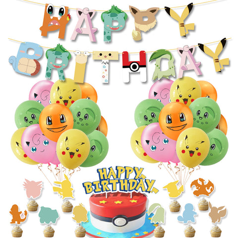 Pokemon Themed Balloon Pack
