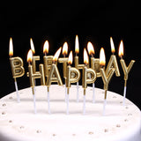 HAPPY BIRTHDAY letter candle