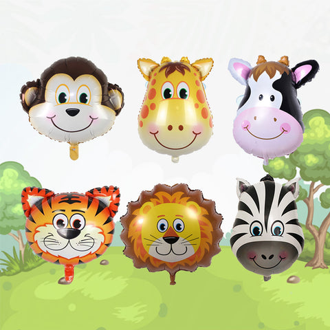 Animal Safari Theme Foil Balloon