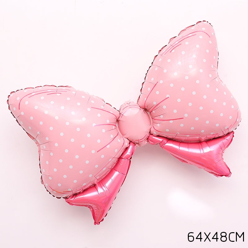 Ribbon Foil Balloon - Pink (Girl)