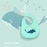 Baby eating Bib foldable silicon bib feeding