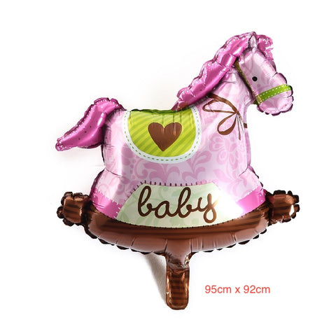 Rocking Horse Foil Balloon - Pink
