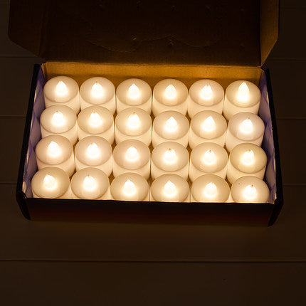 LED candle without remote control - 24pcs