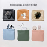 [Custom] PU Leather Makeup Pouch Purse Ear Pieces Coins