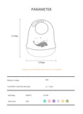 Baby eating Bib foldable silicon bib feeding