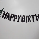 Leaf Happy Birthday Banner for party decoration