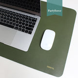 Customised Personalised Desk Pad, Office Desk Mat, PU Leather Desk Blotter, Laptop Desk Mat, Waterproof Desk