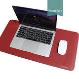 Customised Personalised Desk Pad, Office Desk Mat, PU Leather Desk Blotter, Laptop Desk Mat, Waterproof Desk