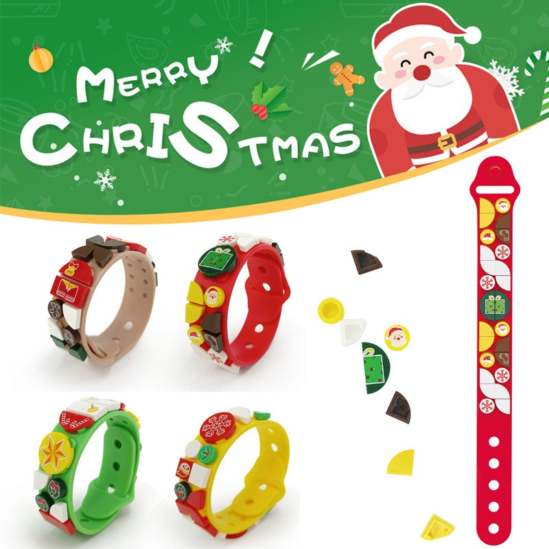 Christmas DIY Dots Bricks Wristband