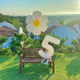 Smiley Daisy Theme Balloon