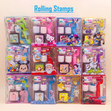Cartoon Rolling Stamps for Children Kids