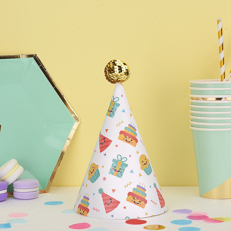 Printed Birthday Party Hat