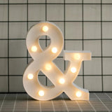 Marquee LED alphabet letters light