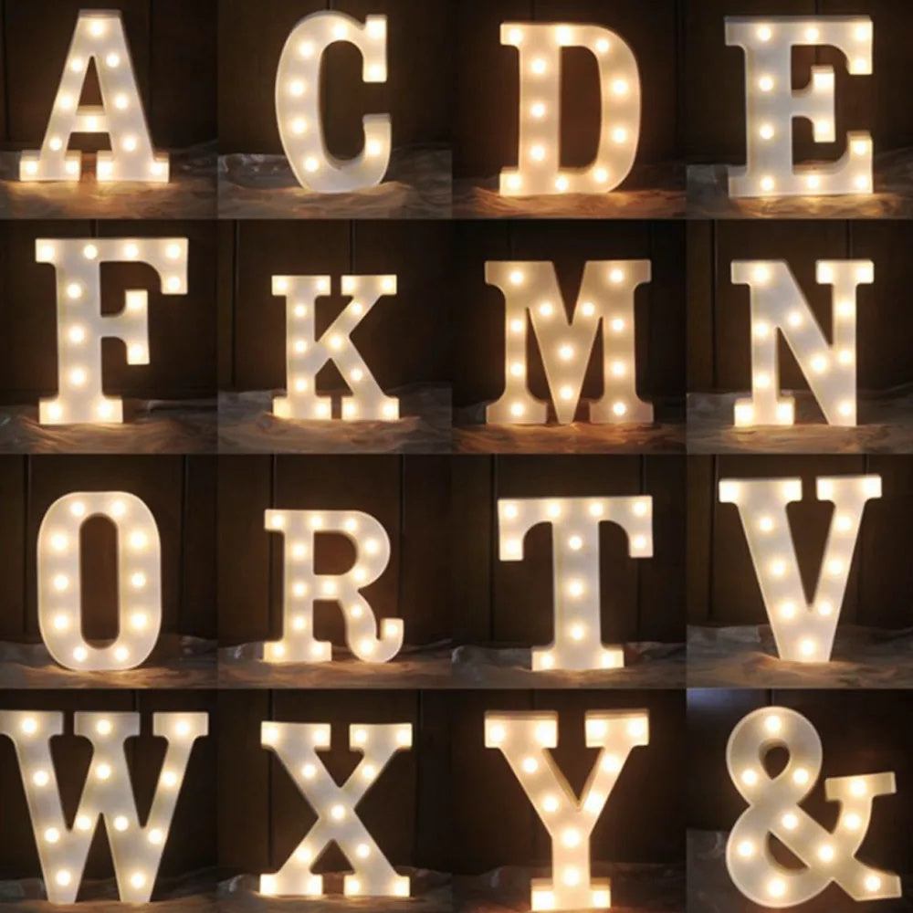 Marquee LED alphabet letters light