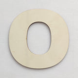 Simple Wooden Alphabet Letter