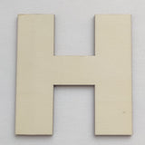 Simple Wooden Alphabet Letter