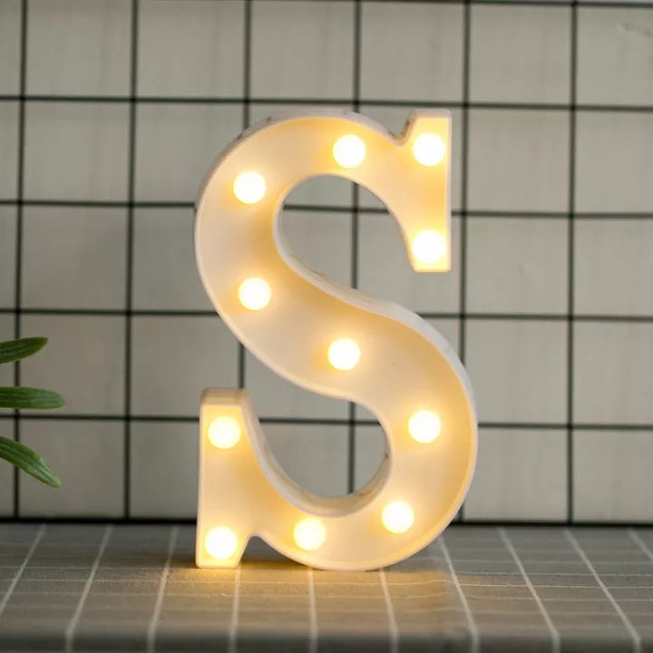 Marquee LED alphabet letters light